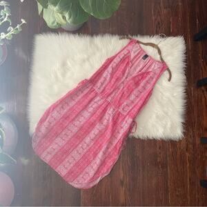 Pink Flowy Mini Dress Sundress Size Medium
